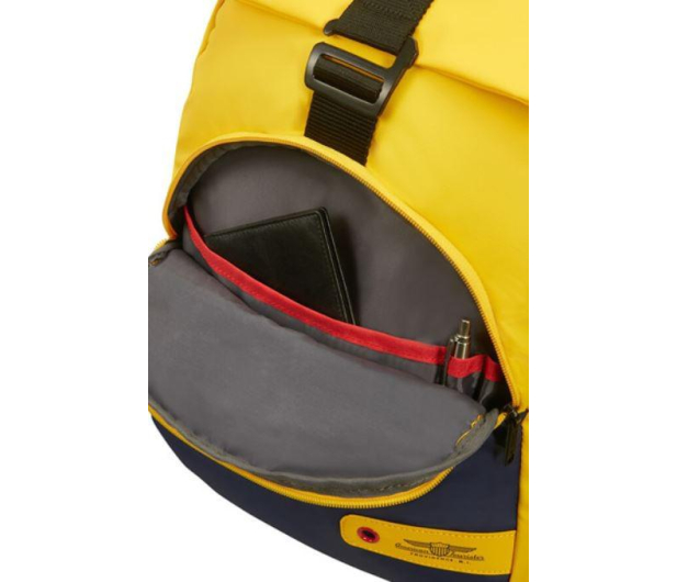 American Tourister City Aim 15.6" niebieski/żółty - 738170 - zdjęcie 5